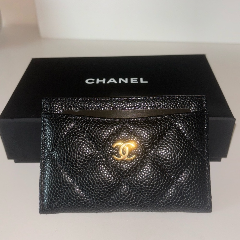 Chanel card holder